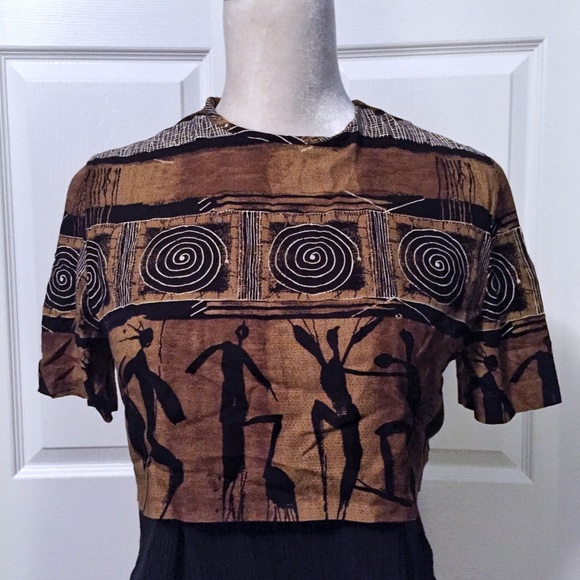 African Tribal Print Dress - Picture 3 of 3